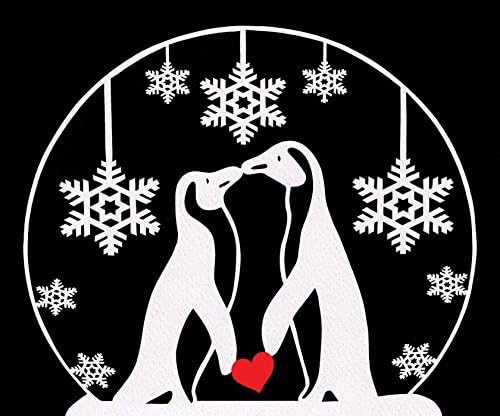 Christmas Gifts, Couples Gift, Husband and Wife, Christmas Wedding, Penguin, Personalized Gift, Romantic Gift, Custom Presents