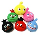 Locoroco Minion 3.5inch Mini Soft Plush Doll Six Set(with suction cup)