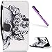 iPhone 6S Case,iPhone 6 Wallet Case,EMAXELER iPhone 6S Flip Folio Case, Beautiful illustration PU Leather Flip Protective Case with Stand Wallet for iPhone 6/6S 4.7 inch-Skull & Gray Flower