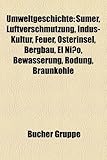Umweltgeschichte: Sumer, Luftverschmutzung, Indus-Kultur, Feuer, Osterinsel, Bergbau, El Nino, Bewasserung, Rodung, Braunkohle-