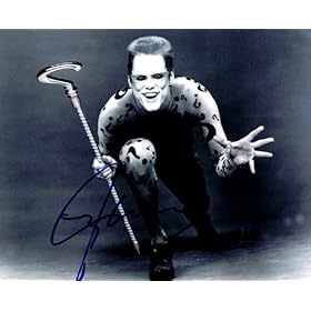  JIM CARREY - The Riddler AUTOGRAPH Signed Batman 8x10 Photo