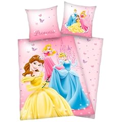 Herding 447988050 Bettw�sche Disneys Princess 80 x 80 + 135 x 200 cm; Linon