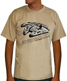 Star Wars T-Shirt: Millenium Falcon (Large)IMAGE