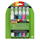 Scribbles 27793 Dimensional Bright Fabric Paint Pen, 5-Pack