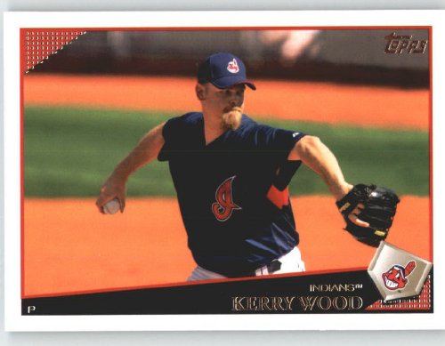 2009 Topps Baseball Card # 471 Kerry Wood - Cleveland Indians - Shipped In Protective Screwdown Display Case!