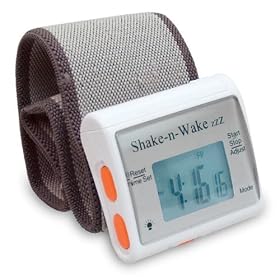 Shake n Wake ZZZ Vibrating Alarm Clock Watch