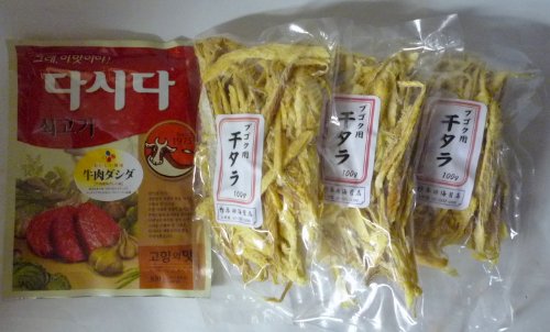 韓国スープ「プゴク」　干しタラ300g・牛肉ダシダ300gセット