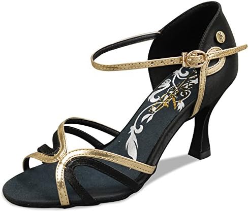Aplus Ladies Women Ballroom Dance Shoes A2177 With 3" Heel (7.5)