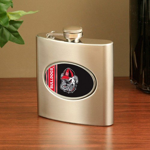 Georgia Bulldogs Stainless Steel Flask -