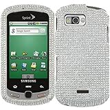 Silver Bling Rhinestone Faceplate Diamond Crystal Hard Skin Case Cover for  ....