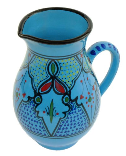 Le Souk Ceramique Large Pitcher, Sabrine Design On Sale