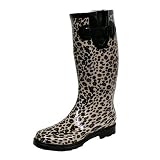 Leopard Spot Black & Tan Rubber Rain Boots 51Q0xcxAtdL. SL160 Leopard Spot Black & Tan Rubber Rain Boots