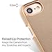 iPhone 7 Case, G-CASE [Plating] - Gold and Metallic Rose Gold [Metal Kickstand][Anti-Scratch][Synthetic Leather][Shockproof][Bulit-in Magnetic Metal Plate] For Apple iPhone 7 (2016)