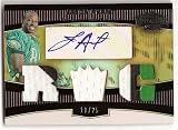2006 Topps Triple Threads Gold #120 Jason Avant JSY AU /25 3-Piece JSY