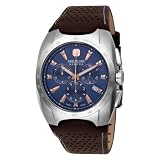 Swiss Military Hanowa Men's 06-4091-04-003 Challenger Blue Dial Leather Strap Watch