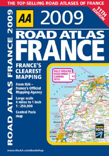 AA Road Atlas France (AA Atlases and Maps)