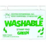 Center Enterprise CE503 Washable Stamp Pads, Green