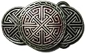 CELTIC RUNES BELT BUCKLE + display stand