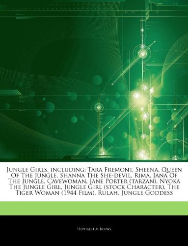 Hephaestus Books Jungle Girls, Including: Tara Fremont, Sheena, Queen of the Jungle, Shanna the She-Devil, Rima, Jana of the Jungle, Cavewoman, Ja ...