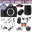 Canon EOS 5D MARK II (5D MARK 2) + Sigma 18-200mm F3.5-6.3 DC OS Lens + 650-1300mm Zoom Lens + 2x Telephoto T-Mount Lens + 3 Year Celltime Warranty Repair Package