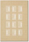 Couristan Recife Teak - 1547-0812 - Beige-White