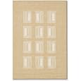 5'1" x 7'8" Couristan Recife Teak - 1547-0812 - Beige-White Rectangular