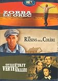 Revue Fox Pathé Europa  / Qu'elle était verte ma vallée / Les Raisins de La Colère / Zorba Le Grec - Tripack 3 DVD