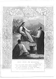 Biblical Religion Religious Scripture Bible Jesus Feeds The Multitude Antique Print 18Jesus Feeds The Multitude Antique Print 1851