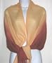 100% Pashmina Two Color Shaded Shawl / Wrap / Stole