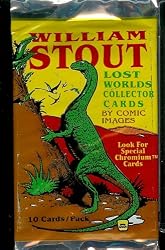 William Stout Lost World Collector Cards Pack - 10 cards per pack - Look for Special Chromium Cards!