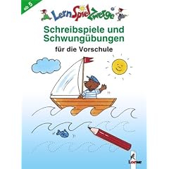 LernSpielZwerge �bungsblock: Schreibspiele und Schwung�bungen f�r die Vorschule