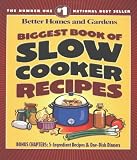 Food and Drink : Biggest Book of Slow Cooker Recipes (Better Homes & Gardens (Paperback))