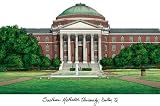 SMU Mustangs Unframed Lithograph