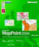 Revue Microsoft  / MapPoint 2004, mise à jour