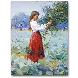 Henrietta Hammond Picking Apples - Gift Enclosure Cards (set of 12)
