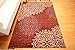 Feraghan/New City Contemporary Modern Floral Flowers Wool Area Rug, 2' x 3', Cinnamon/Brown/Beige