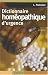 Dictionnaire homeopathique d'urgence. 16e edition