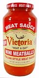 Victoria Heat & Eat Mini Meatballs Sauce, 25 Oz.