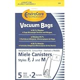 EnviroCare Replacement Bags for Miele F J M Microfiltration Vacuum Bags - 5 Bags + 2 Filters