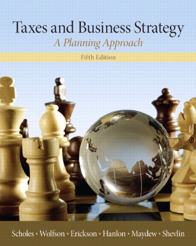 taxes  business strategy 5th edition
