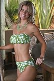Women's Swimsuit Separate by Blue Sky Swimwear Surf Green; Modern Bottom: Bathing Suit Bottom Only