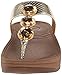 FitFlop Women's Petra, Pale Gold, 8 M US
