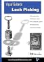 Visual Guide to Lock Picking DVD