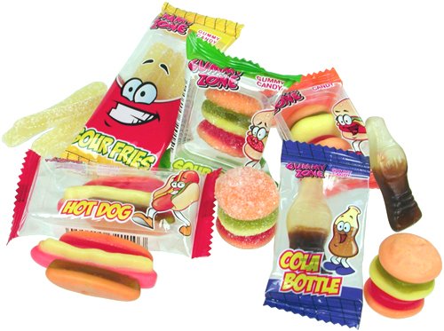Gummy Lunch Candy [100CT Tub] by Gummy Zone