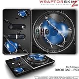 DJ Hero Skin Barbwire Heart Blue fit XBOX 360 and PS3 (DJ HERO NOT INCLUDED ....