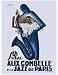 Alix Combelle. Jazz Paris by Paul Colin. Size 22.05 inches width by 35.23 inches height. High Quality Art Poster Print