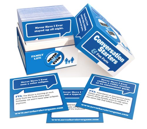 Never Have I Ever Conversation Starters – Read and Answer Funny Never Have I Ever Questions, Tell Stories, and Reminisce About the Good Old Days with Family and Friends – Guaranteed Laughter – Family Edition