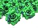 (24) Silk Green Roses Flower Head - 1.75