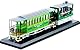 NEW Top Sale 1/87 G 3/3 (SLM)-1894 Tram Diecast Model collection Green Dual Tracks