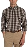 Izod Mens Long Sleeve Tartan Plaid Woven